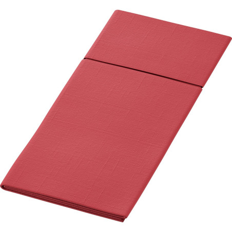 Serviette de table jetable Duniletto Bio Dunisoft Slim 40x33 cm - Bordeaux