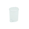 Poubelle à pédale 12 L ø34x27 cm - Plastique