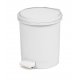 Poubelle à pédale 3 L - ø21x18 cm - Plastique