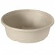 Bagasse bol droit 900 ml BioPack - 19,4x19,4x5,3 cm - Couvercle en option