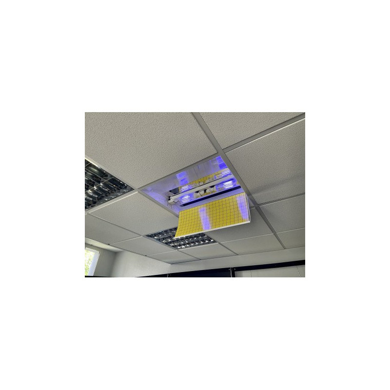 Désinsectiseur à glue PG GLU LED encastrable pour faux plafond