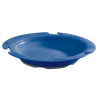 Assiette creuse ronde thermodynamique - avec couvercle bleu