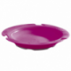 Assiette creuse ronde thermodynamique - avec couvercle cassis