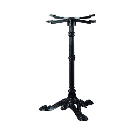 Pack plateau cerclé diam60 cm Aurum et laiton + Pied Retro noir 3 branches