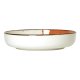 Salad bowl - Porcelaine Ø.20 cm - Hélios - Blanc, Ivoire et orange