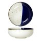 Bol - Porcelaine Ø.13 cm - Poséidon - Blanc, Ivoire et bleu