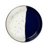 Salad bowl - Porcelaine ø 20 cm - Poséidon - Blanc, Ivoire et bleu