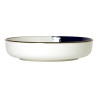 Salad bowl - Porcelaine ø 20 cm - Poséidon - Blanc, Ivoire et bleu