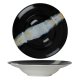 Assiette à pâtes - Porcelaine Ø.27 cm - Circé - Noir et nacre