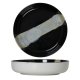 Salad bowl - Porcelaine Ø.20 cm - Circé - Noir et nacre