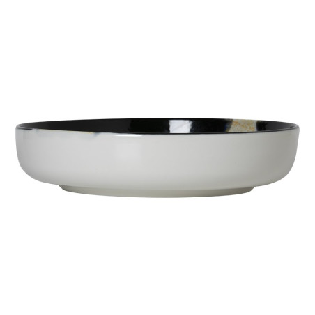 Salad bowl - Porcelaine ø 20 cm - Circé - Noir et nacre