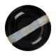 Assiette creuse - Porcelaine Ø.25 cm - Circé - Noir et nacre