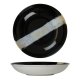 Assiette creuse - Porcelaine Ø.25 cm - Circé - Noir et nacre
