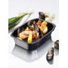 Barquette scellable 840 ml - 21,5x14,8x4 cm - noir - 328 pièces