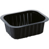 Barquette pour accompagnement 470 ml - 21,5x14,8x5 cm - noir