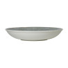 Assiette creuse - Porcelaine ø 25 cm - Nyx - Blanc, bleu et argent