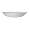 Assiette creuse - Porcelaine ø 25 cm - Hermès - Orange et blanc