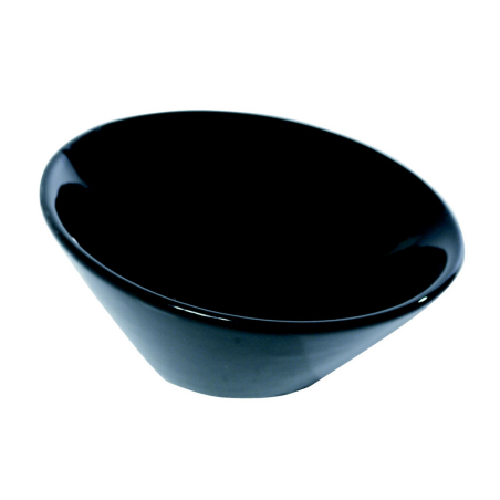 Coupelle inclinée 9,6 cm - noir