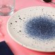 Assiette plate - Porcelaine 21 cm - Aphrodite - Sans aile - Bleu et blanc Manufacture de Digoin