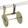 Porte rolls à suspendre inversé - Inox