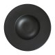 Assiette à risotto - Porcelaine Ø.26 cm - Arès - Noir mat