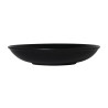 Assiette creuse - Porcelaine ø 25 cm - Arès - Noir mat