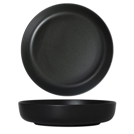 Salad bowl - Porcelaine  ø 20 cm - Arès - Noir mat