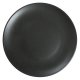 Assiette plate - Porcelaine Ø.27 cm - Arès - Sans aile - Noir mat