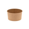 Boîte à salade 960 ml - ø15x7,9 cm - Kraft brun