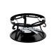 Réchaud à fondue forgé noir Ø 24 cm avec plateau - Savoyard