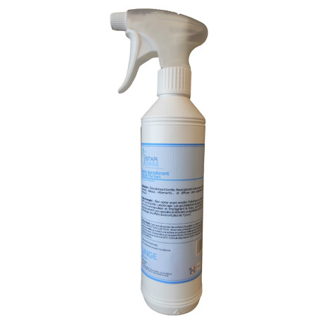 Spray surodorant linge - Parfum Thé Vert - Pulvérisateur 500ml