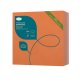 Serviette de table jetable Dunisoft Bio 40x40 cm - Sun orange