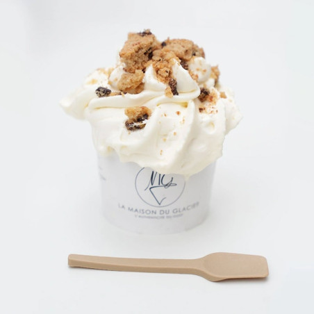 Cuillère à glace 9,5 cm - Fibre de canne - Réutilisable 100 fois