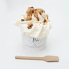 Cuillère à glace 9,5 cm - Fibre de canne - Réutilisable 100 fois - 400 pièces