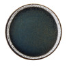 Assiette plate ø 27 cm Bloom - Porcelaine- Bleu / Marron