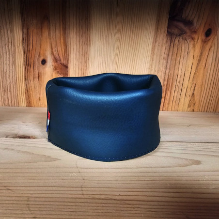 Panière Nordik ø 14x10 cm  en cuir synthétique Sonotan® - Encre