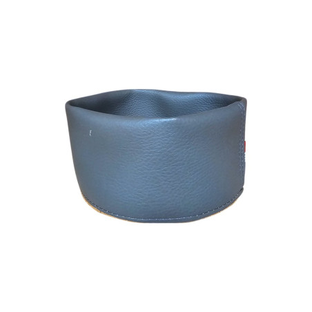 Panière Nordik ø 14x10 cm  en cuir synthétique Sonotan® - Gris
