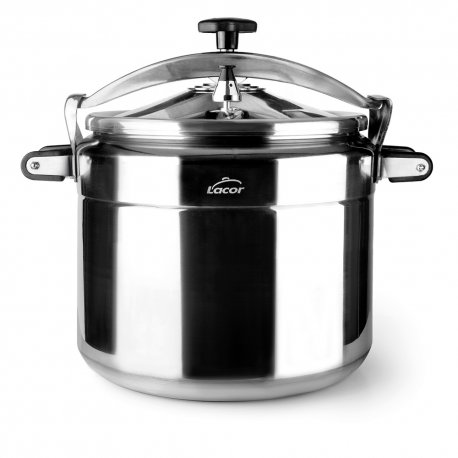 Cocotte à pression diam 32x22 cm - 18 L - Aluminium