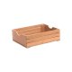 Caisse en bois de hêtre alimentaire GN1/2 - 34x28x10,1 cm