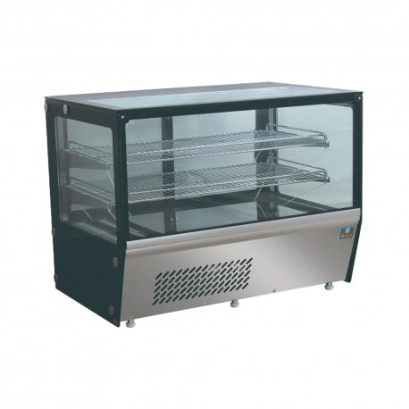 Vitrine réfrigérée droite à poser 160L +3° à +8°C - 873x576x678mm