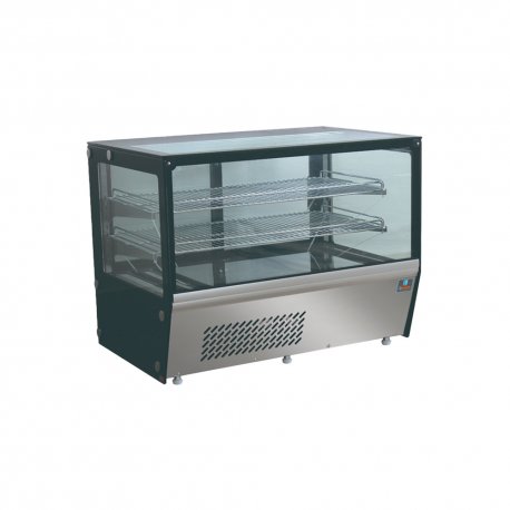 Vitrine réfrigérée droite à poser 125L +3° à +8°C - 695x576x678mm