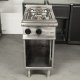 Fourneau 2 feux gaz sur soubassement ouvert - 800R-2FXG - Reconditionné Bon état (3/5)