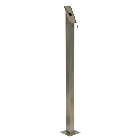 Pied pour porte-menu Securit Led 6 pages - 125 cm