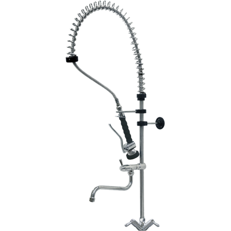 Douchette avec robinet 1/4 de tour mélangeur monotrou