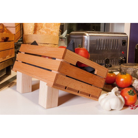 Réhausseur pour caisse en bois de hêtre alimentaire - cales bois