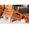 Réhausseur pour caisse en bois de hêtre alimentaire - cales bois