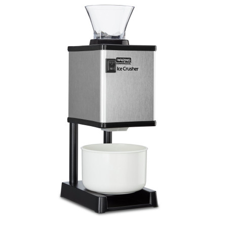 Broyeur à glace 115W - Usage intensif - Hauteur réglable - Entonnoir - Bol 2,4L - 30 kg/h
