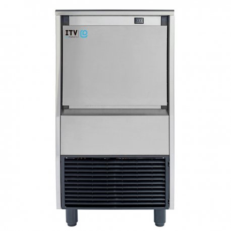 Machine à glaçons à injection - Prod. (24H): 48kg - Refroidissement AIR - Glaçons pleins 40 g