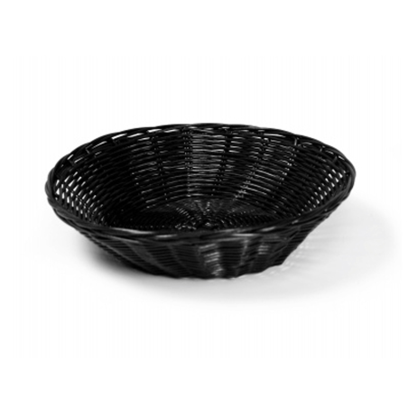 Corbeille à pain noire ronde - Ø25 cm