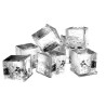 Machine à glaçons - SPIKA - 76kg/24H - Stockage 20kg - Inox AISI-304 - Refroidissement AIR - Glaçons cube 12g